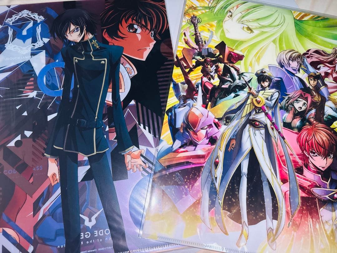 コードギアス反逆のルルーシュ クリアファイル 大量まとめ売り ケース付き 映画