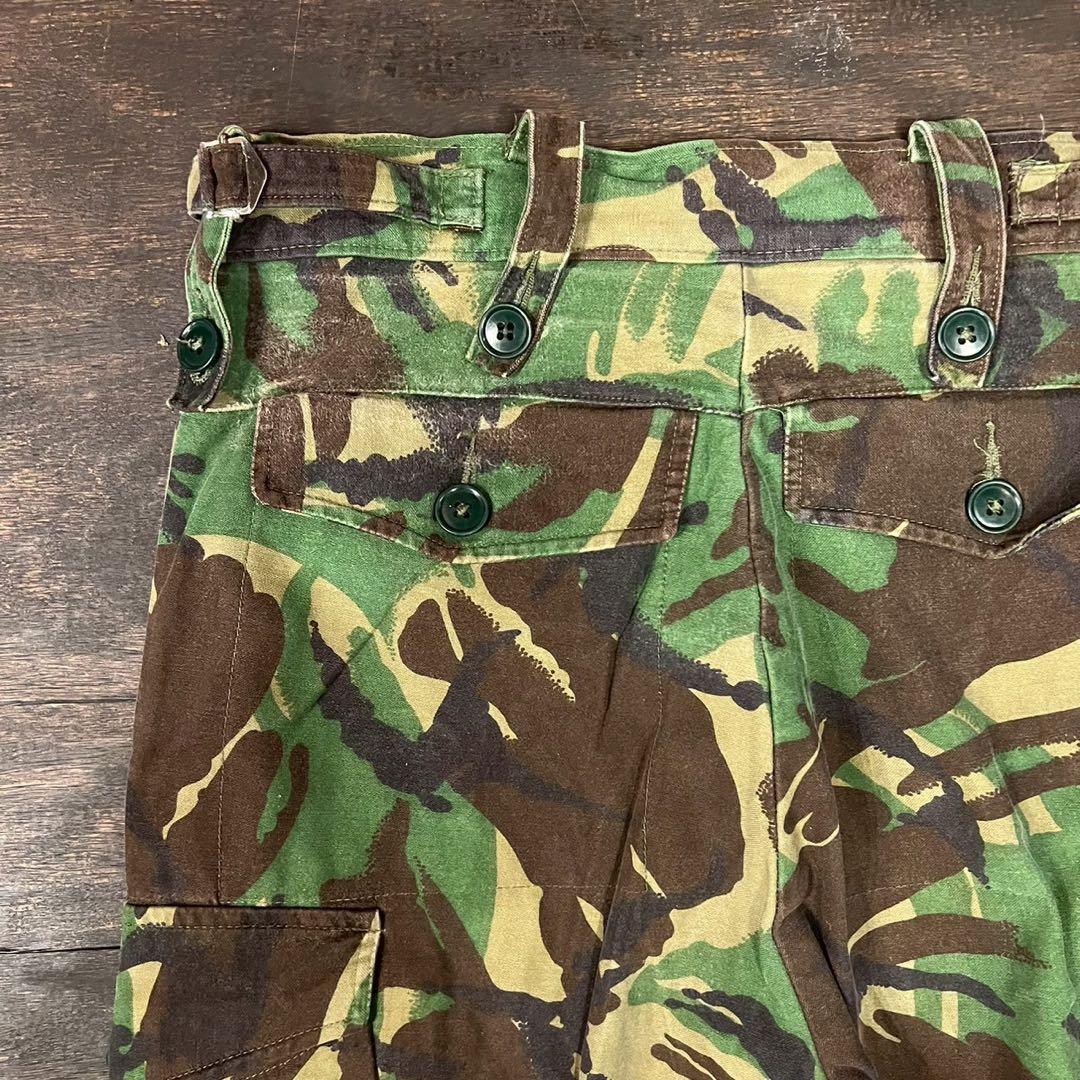 80s イギリス軍 実物 ヴィンテージ DPM カモ 迷彩 W76cm - メルカリ