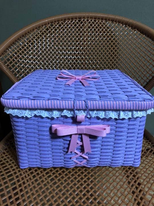 春乃様　オーダーカゴ完成品