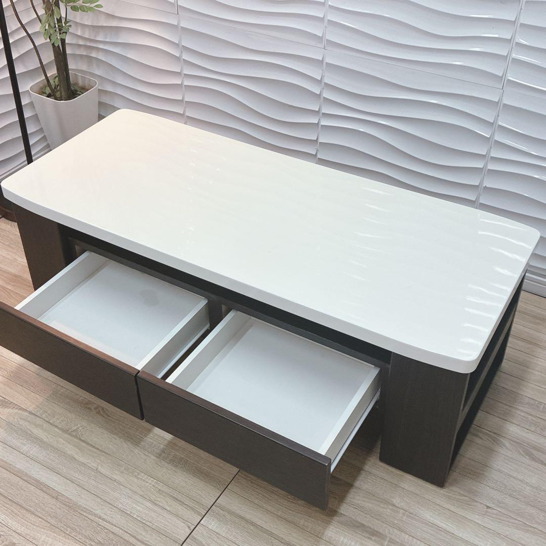 ◇大阪府 神戸市 配達料無料！◇ニトリ◇センターテーブル◇収納付き◇ローテーブル