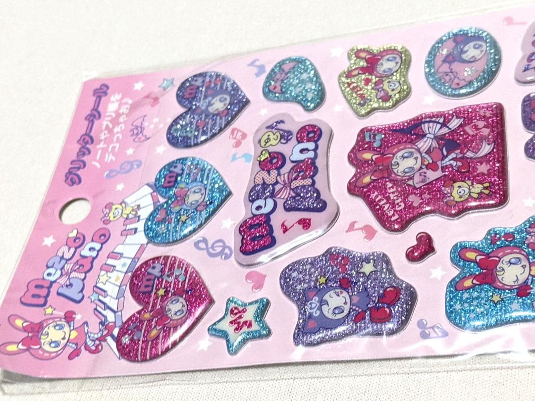 当時物●平成レトロ●メゾピアノ　グリッターシール　ベリエちゃん　平成女子