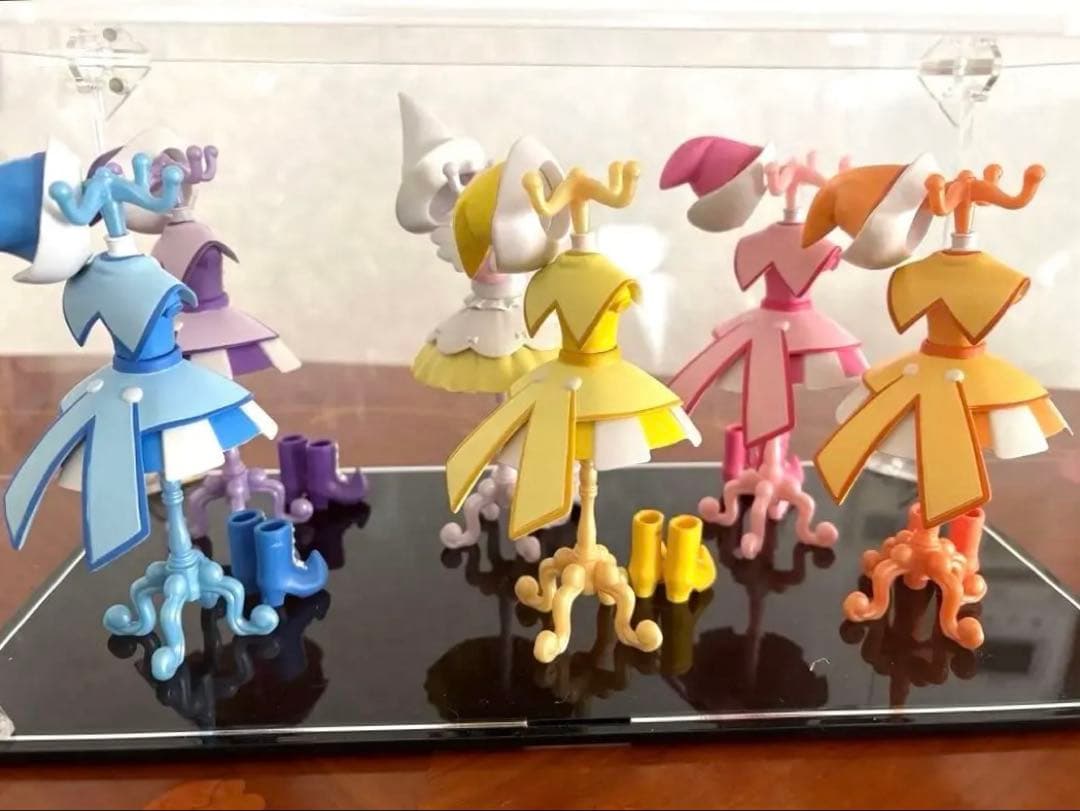 【ショーケース付】おジャ魔女どれみ カプセルトルソー2＆ブーティ2 コンプリート