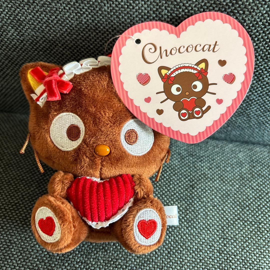 フリルハート チョコキャット ぬい マスコット スピンズ サンリオ