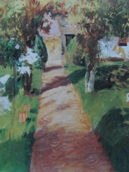 ジョン・シンガー・サージェント、ミレー家とその庭、希少な額装用画集