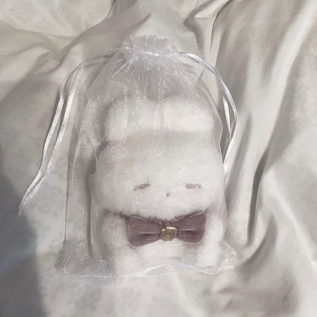 【今月まで】うさぎのねむちゃん q-pot ベルベットリボン ブレスレット