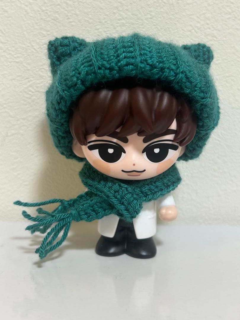 38】Snow Man すのチルぬいソフビ 猫耳ニット帽子 マフラー付き 3点