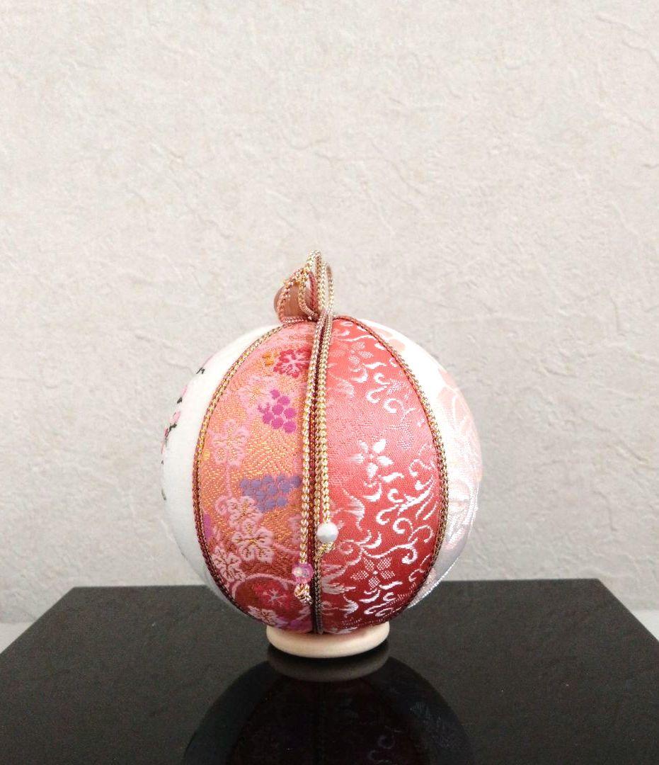 手毬 手鞠 てまり 刺繍薔薇の花束 No167ハンドメイド