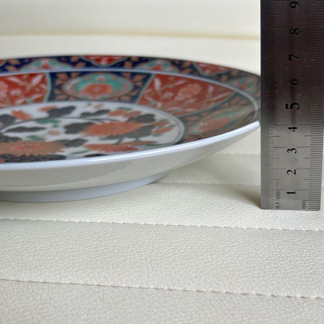 三洋陶器 龍峰窯 金彩古伊万里 大皿 盛皿 染錦 赤絵 お正月 色絵 丸皿