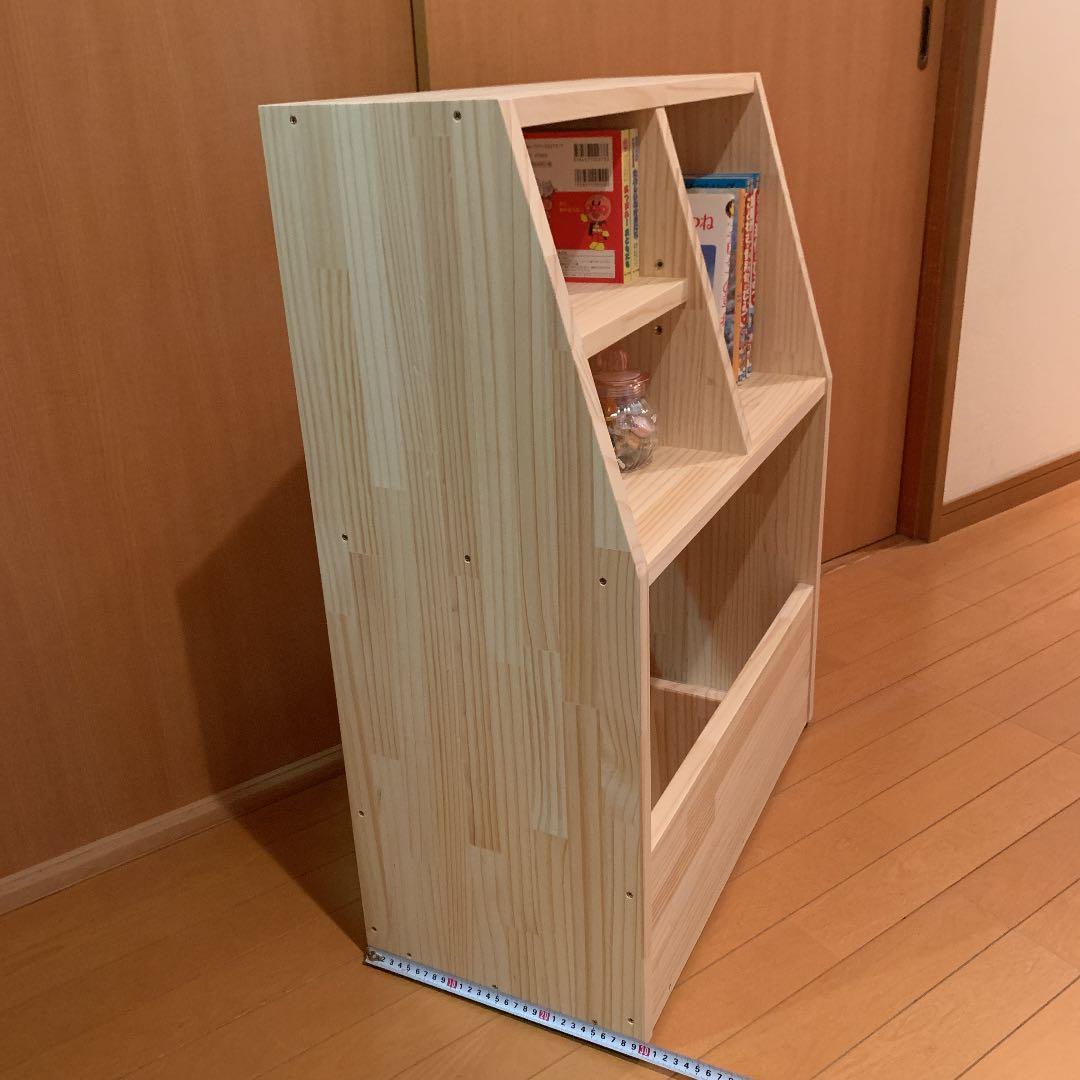 【在庫SALE】 本棚+おもちゃ箱(収納箱)