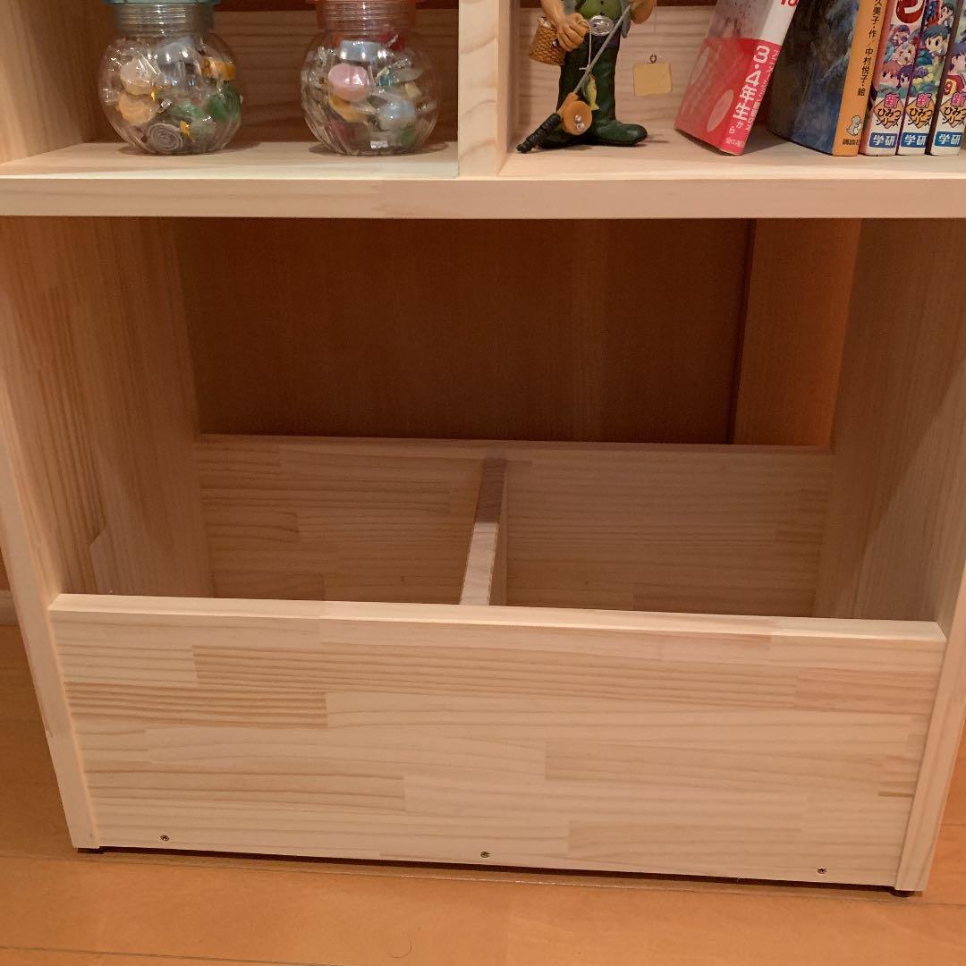 【在庫SALE】 本棚+おもちゃ箱(収納箱)