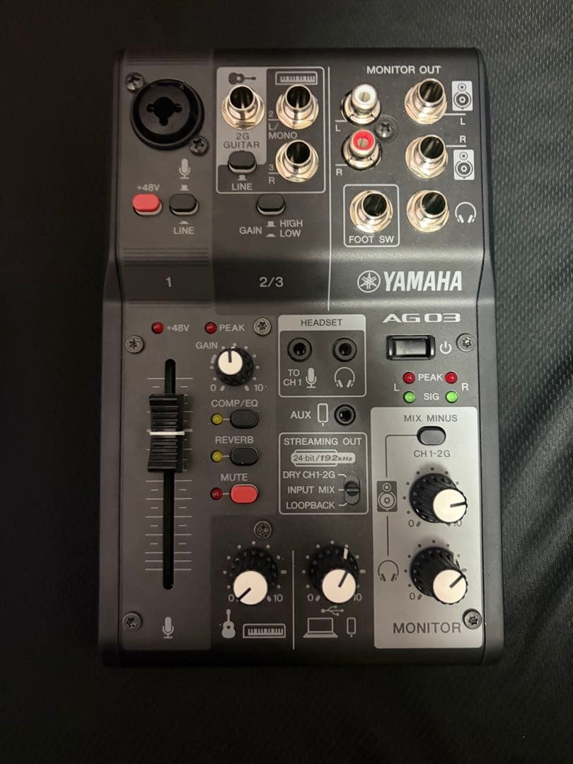 YAMAHA AG03 mk2 オーディオインターフェイス 元箱あり
