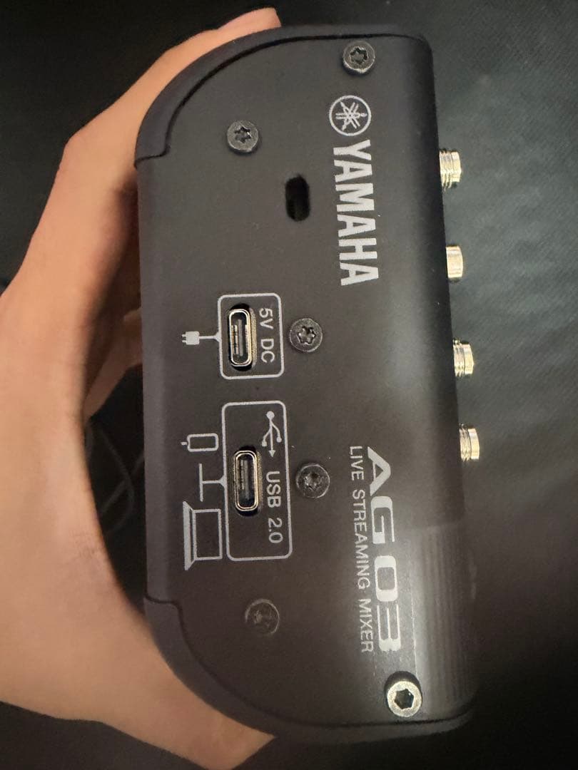 YAMAHA AG03 mk2 オーディオインターフェイス 元箱あり