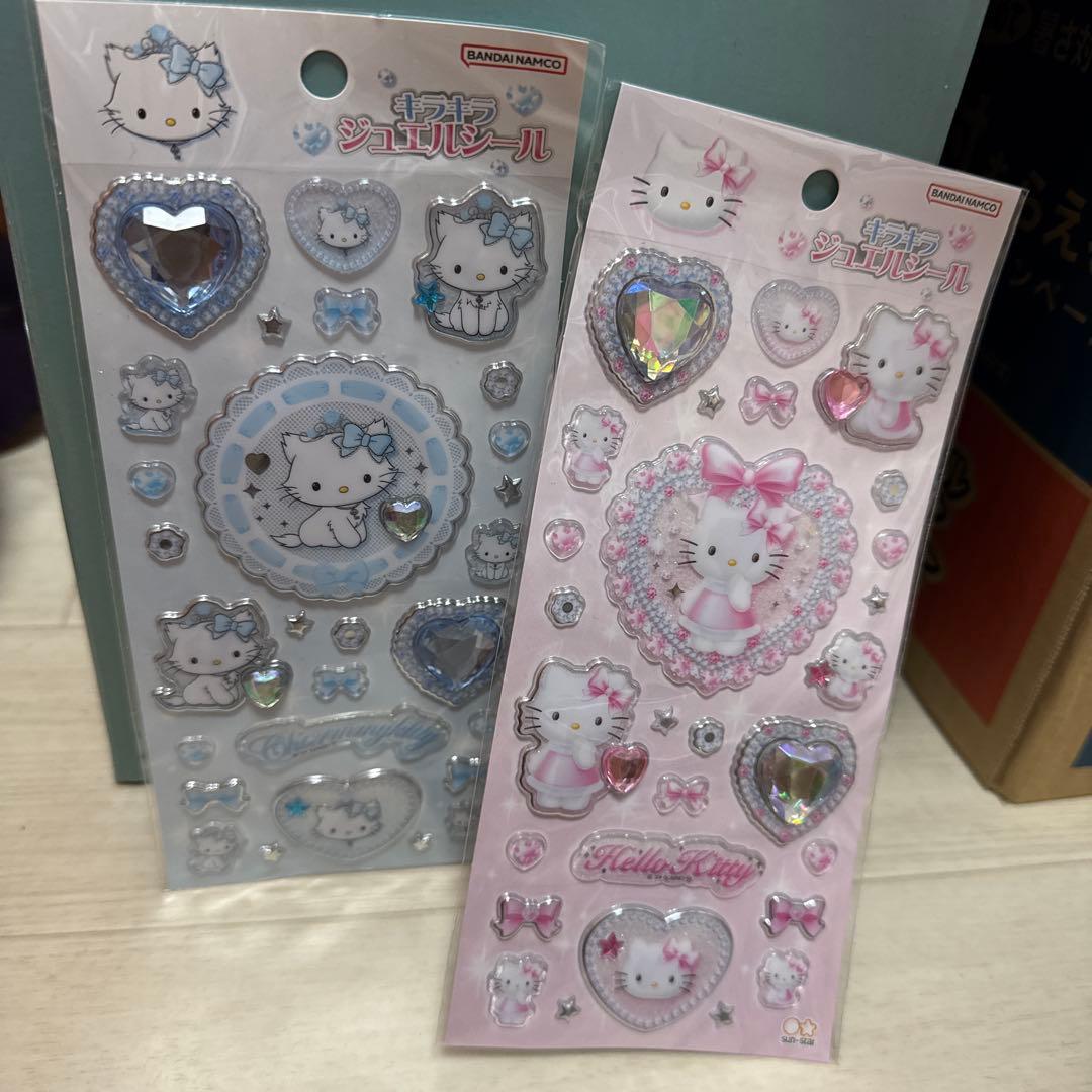 ハローキティ チャーミーキティ キラキラジュエルシール y2k 平成