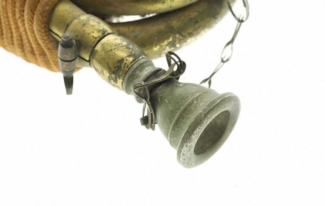 当時物】日本軍・軍隊ラッパ（喇叭）信号ラッパ・突撃ラッパ 二巻⑥