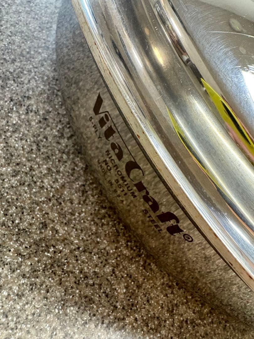 美品★ビタクラフト★5506 両手鍋 5.5L 蒸し器付き＆5511 フライパン