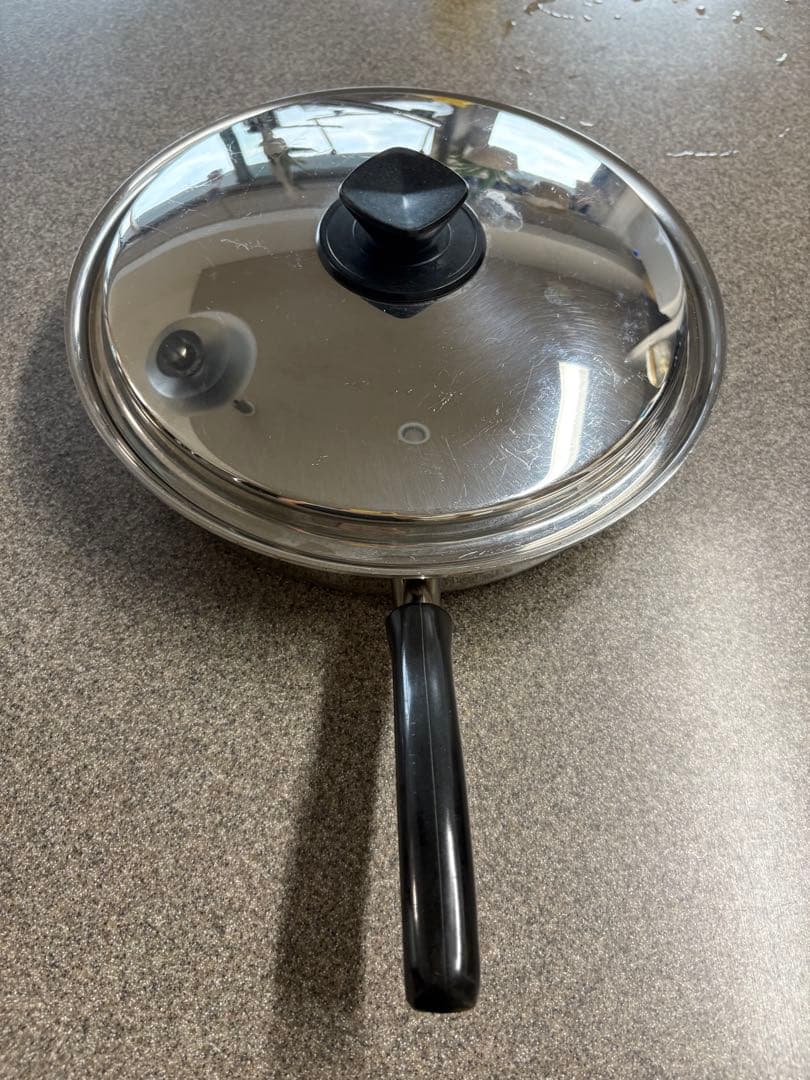 美品★ビタクラフト★5506 両手鍋 5.5L 蒸し器付き＆5511 フライパン