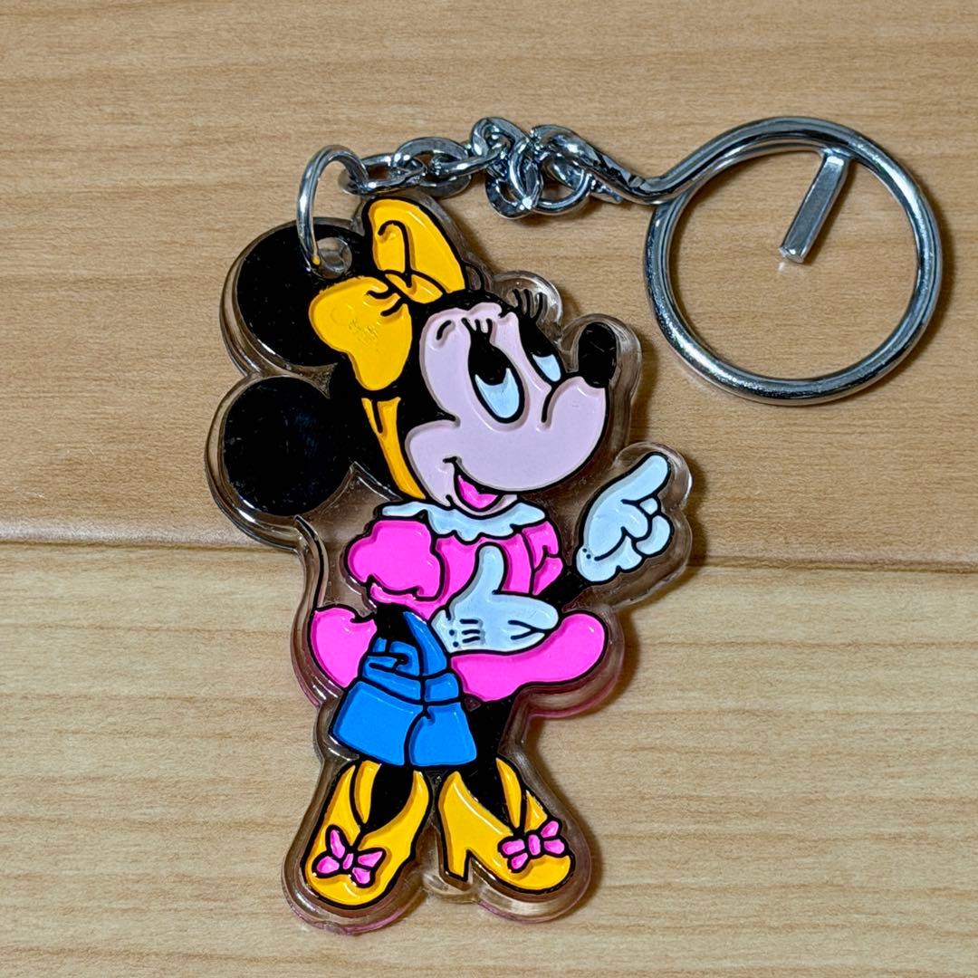昭和レトロ ミッキー ミニー アクリルキーホルダー ディズニーランド 4