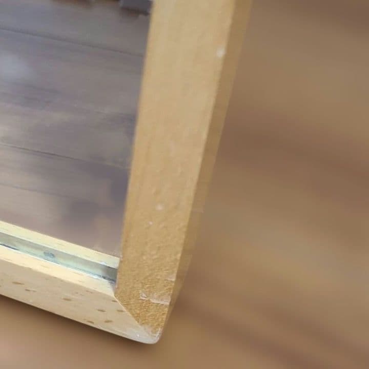 無印良品　ハンガースタンドミラー 天然木