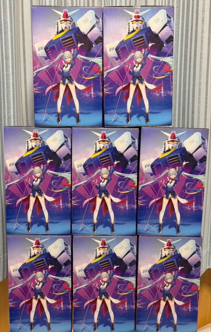 ガンダム45周年☓初音ミク BANPRESTO ガンダムコラボフィギュア 8個