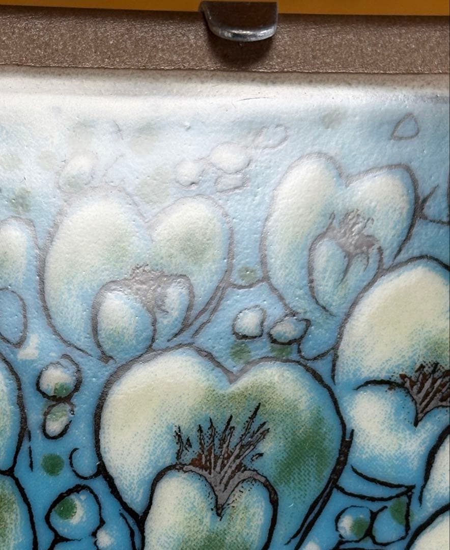 ARABIA ヘルヤ \"Orvokkini tummasilmä\" 陶板画