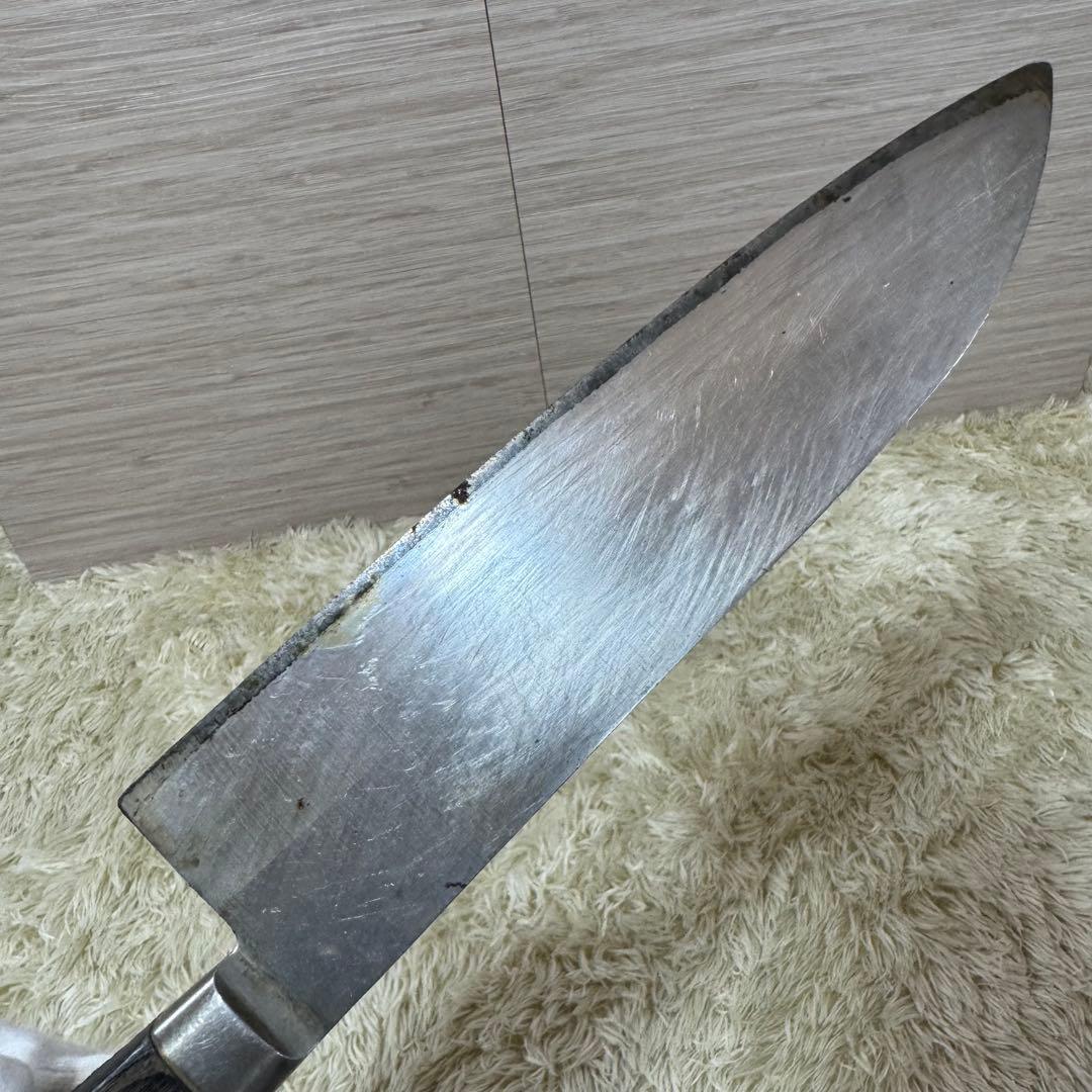 包丁　木屋　ハイス割込　全長30㎝ 刃渡18㎝