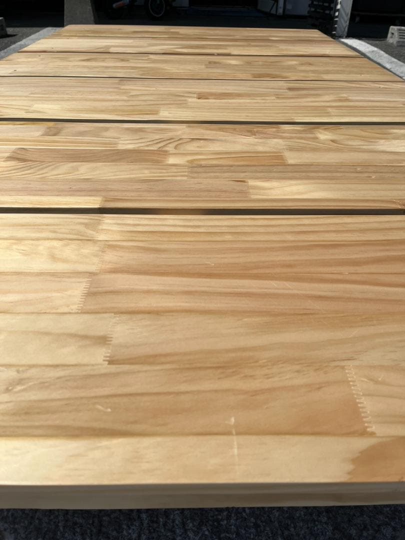 【福岡市限定】【展示品・未使用品】シングルベッドフレーム すのこローベッド