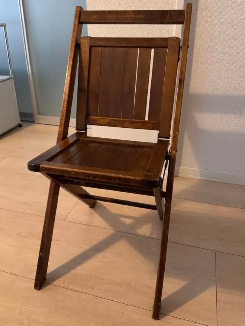 SIMMONS社製 50s 木製 ウッド フォールディングチェア