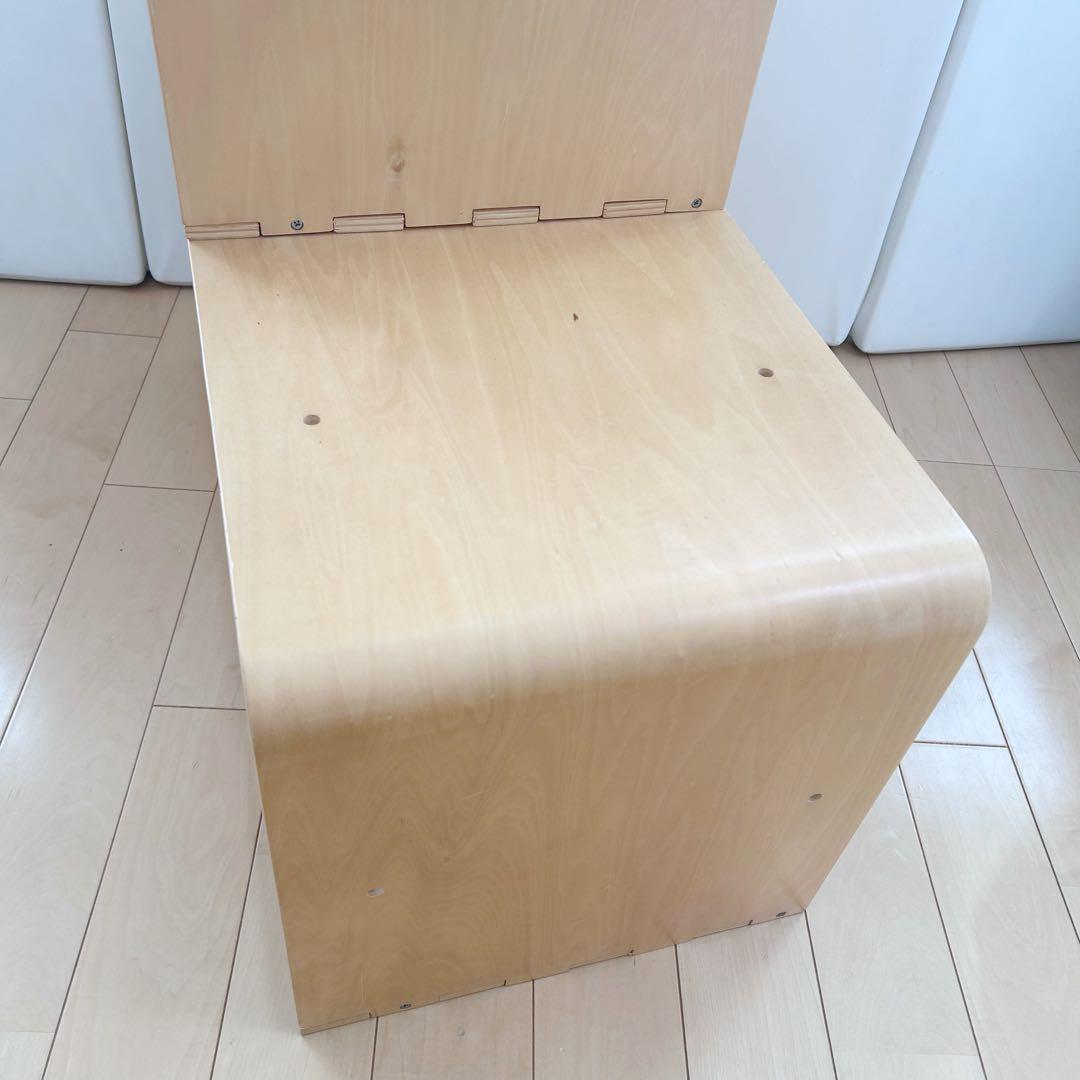 曲木ユニットボックス　ナチュラル　スクエア