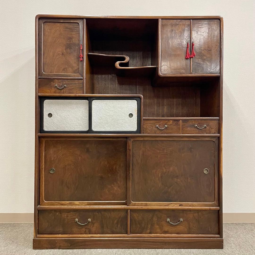 Japanese Antique 古道具 茶棚 飾り棚