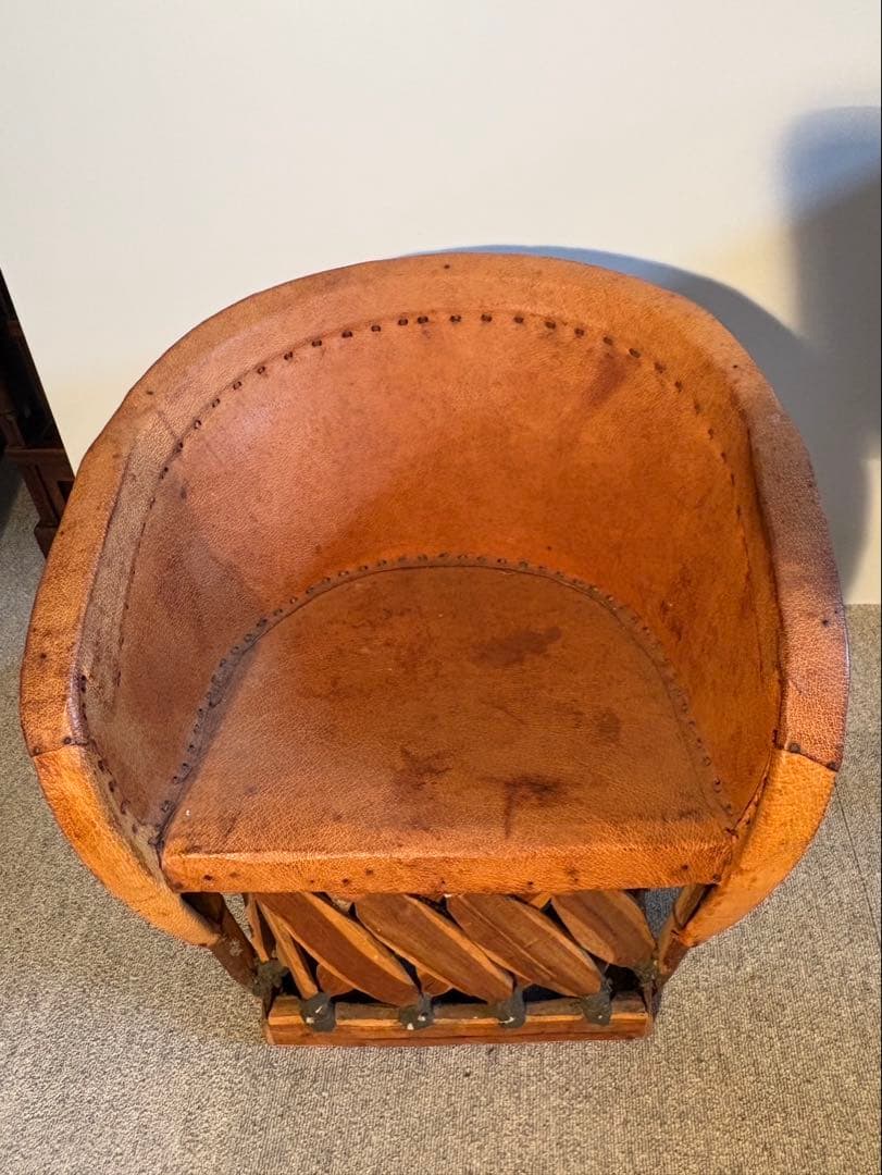 エキパルチェア　アンティーク　メキシコ民芸品　帝王の椅子　EQUIPALE