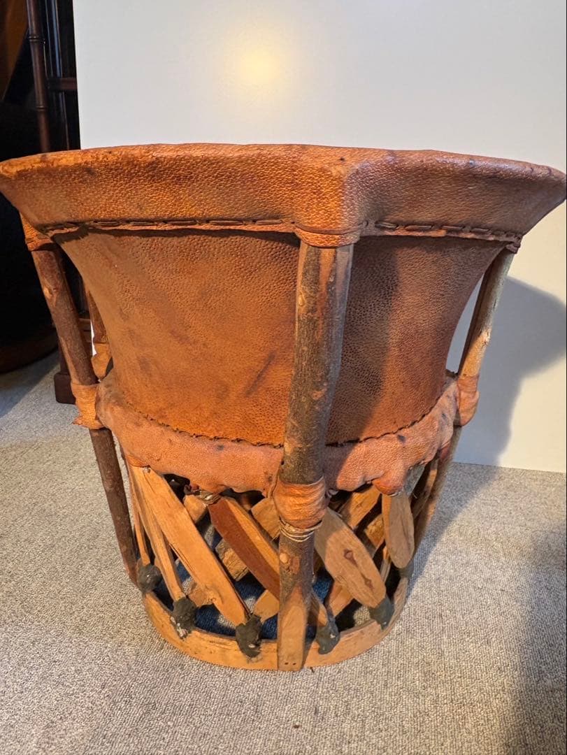 エキパルチェア　アンティーク　メキシコ民芸品　帝王の椅子　EQUIPALE