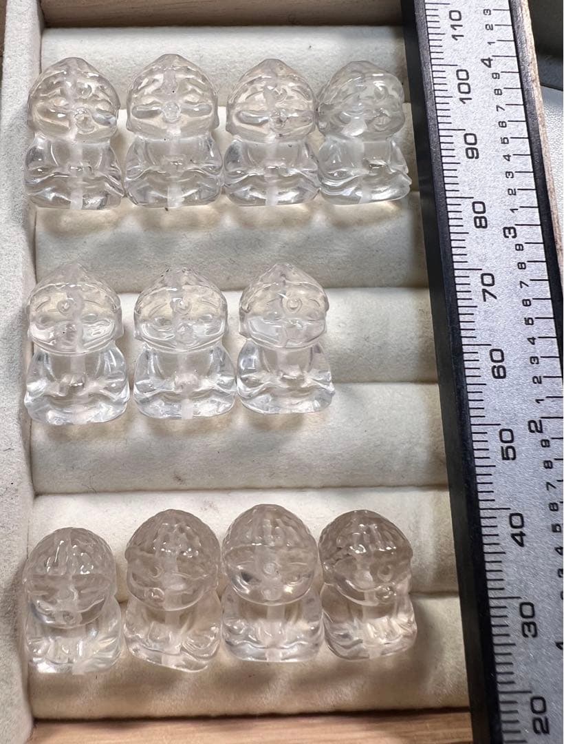 大仏さま水晶❀大中小