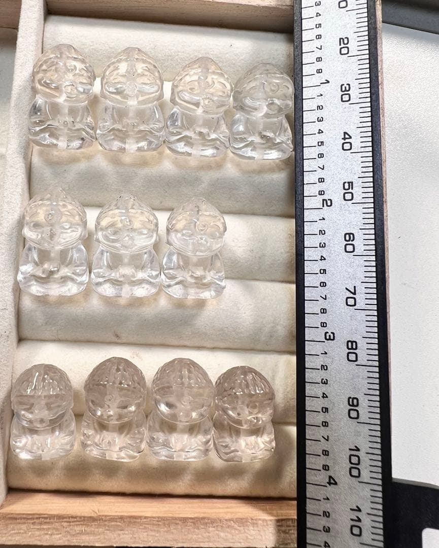 大仏さま水晶❀大中小