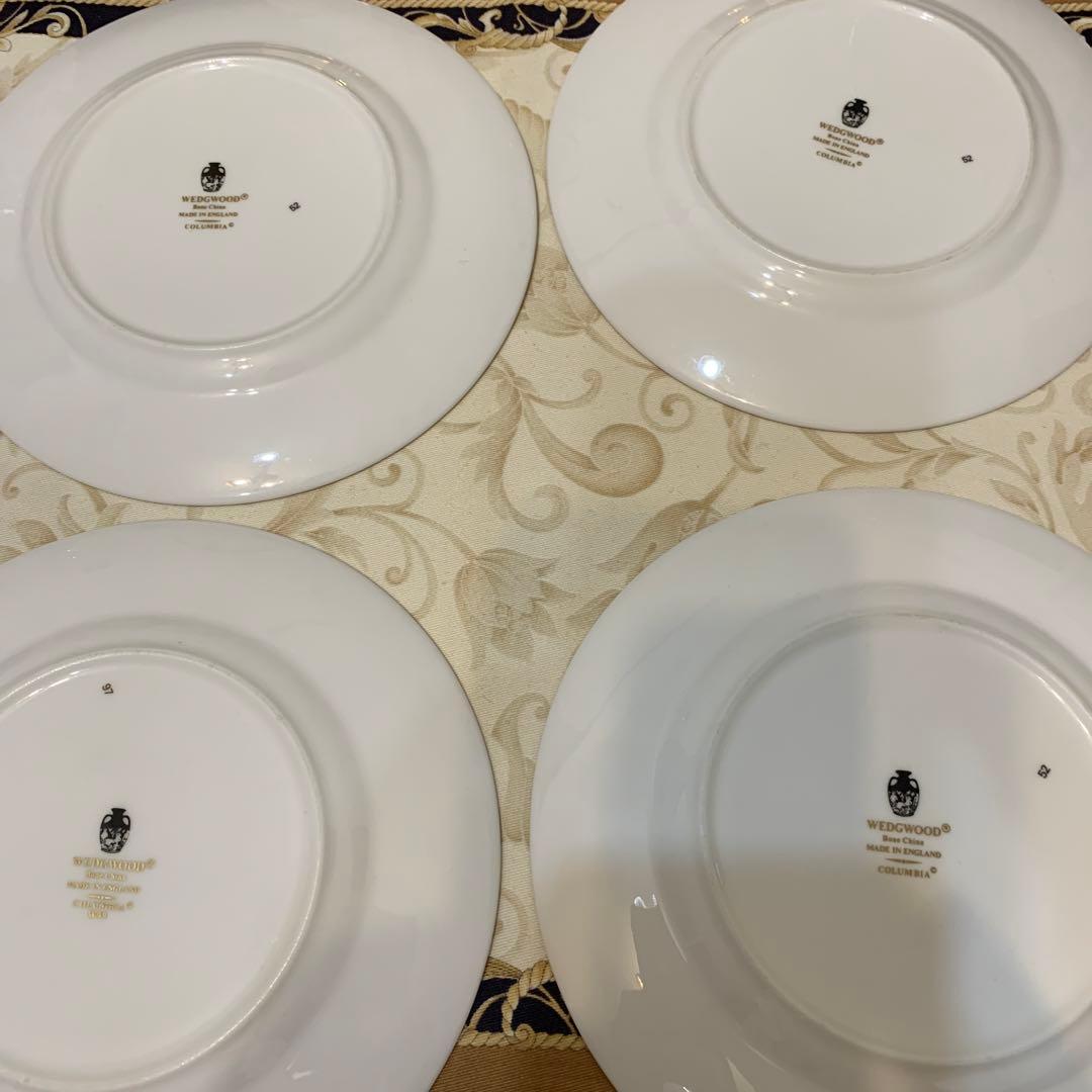 ウェッジウッド コロンビア　パウダー　ターコイズ　17.5cmケーキプレート