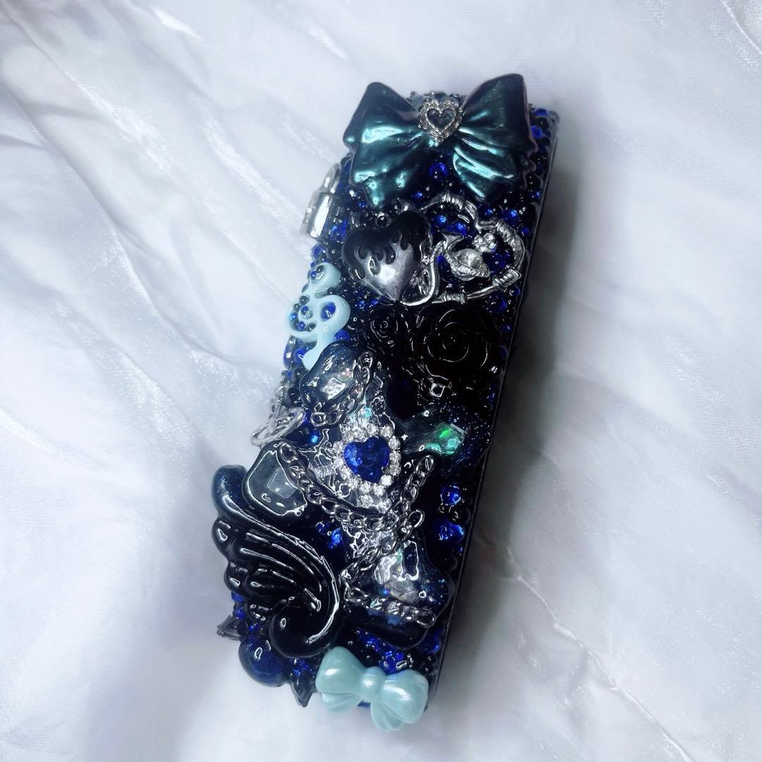 【7】あくまBLUE iQOSケース デコ イルマ デコケース 地雷系 ギャル