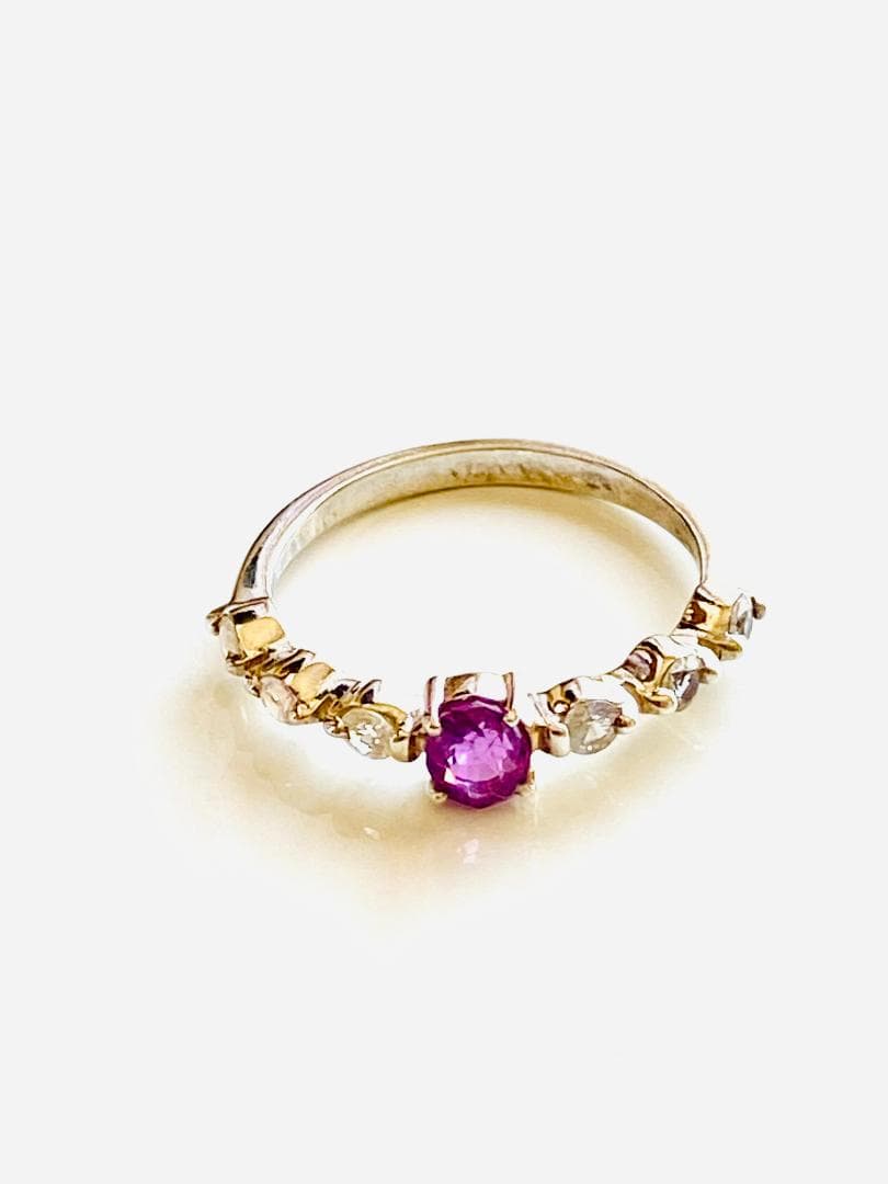 Ring-PinkSapphire 天然ピンクサファイアリング 1.64g