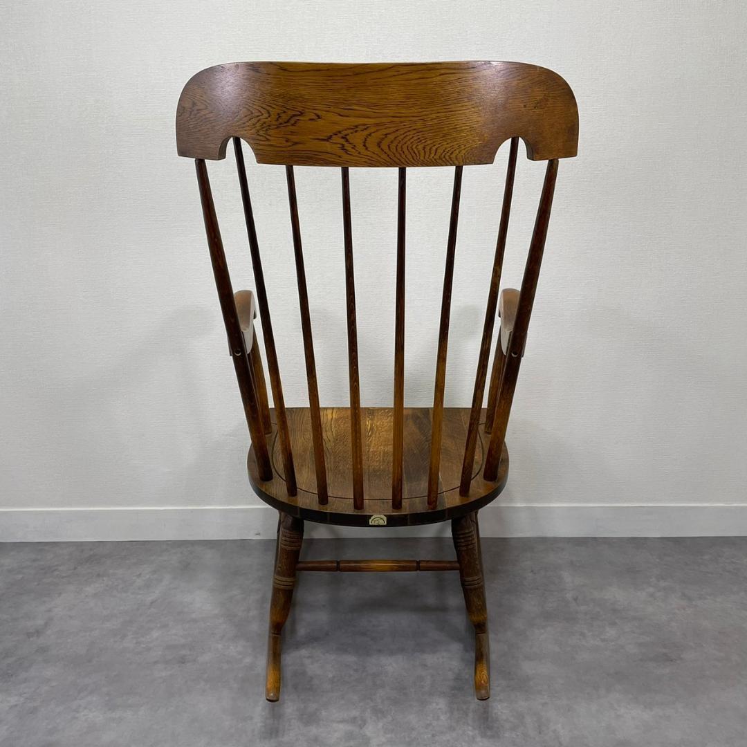 ヴィンテージ ロッキングチェア 飛騨産業 キツツキマーク 旧ロゴ ビンテージ