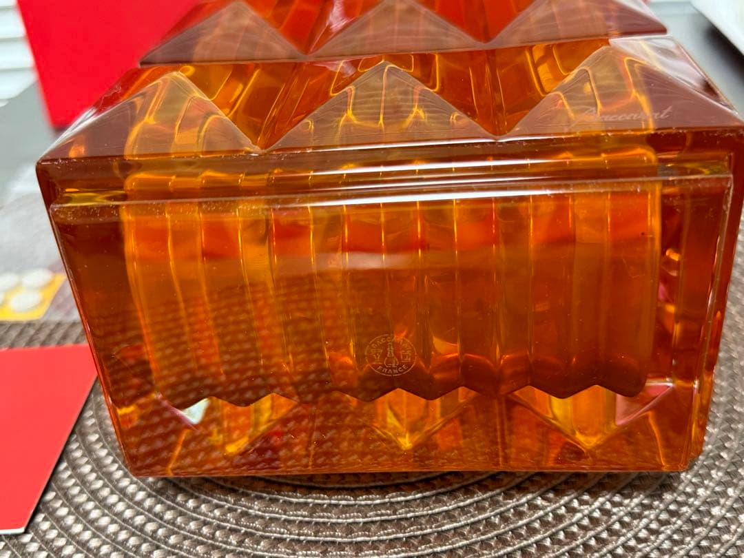 バカラ＊ルクソール＊ベース＊アンバー（レア商品） - メルカリ