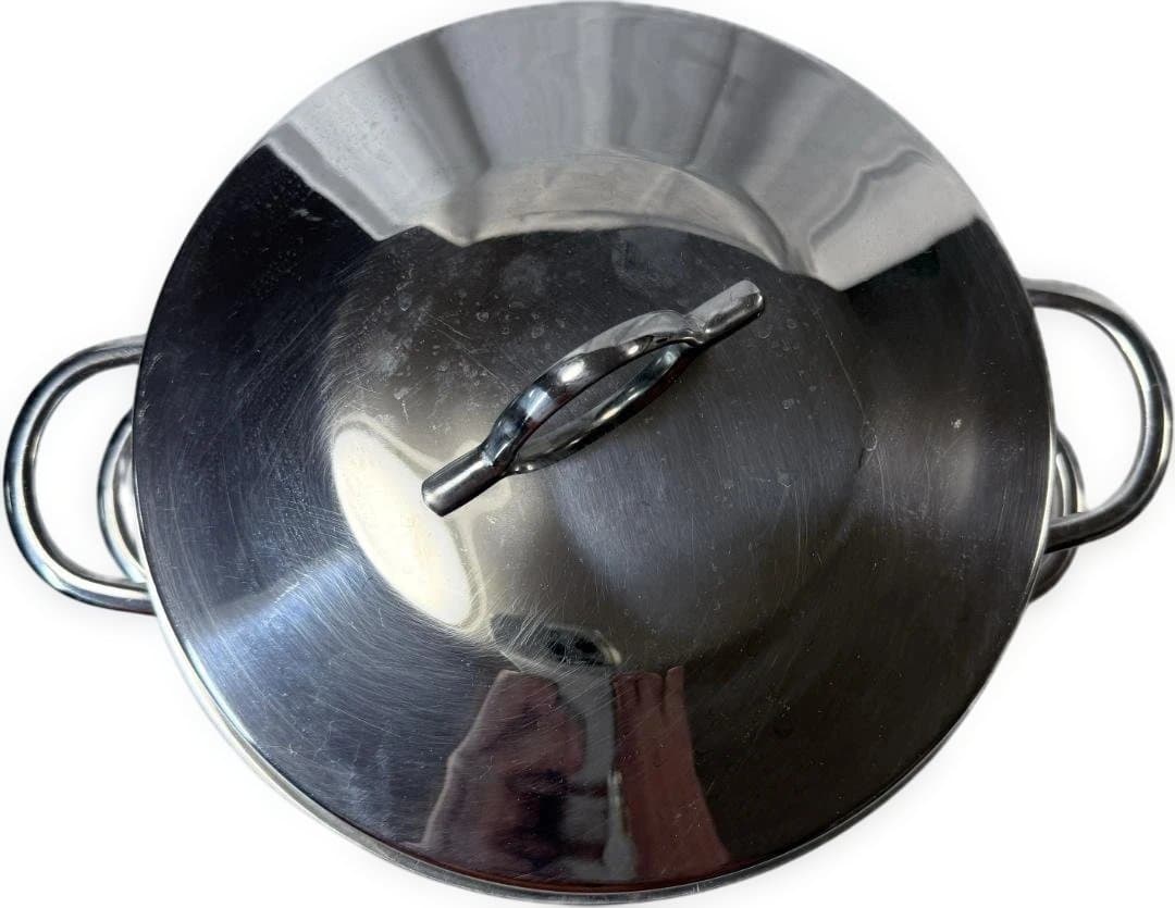 【WMF】ステンレス パスタパン 約20cm 両手鍋 ざる付き ドイツ製 高品質