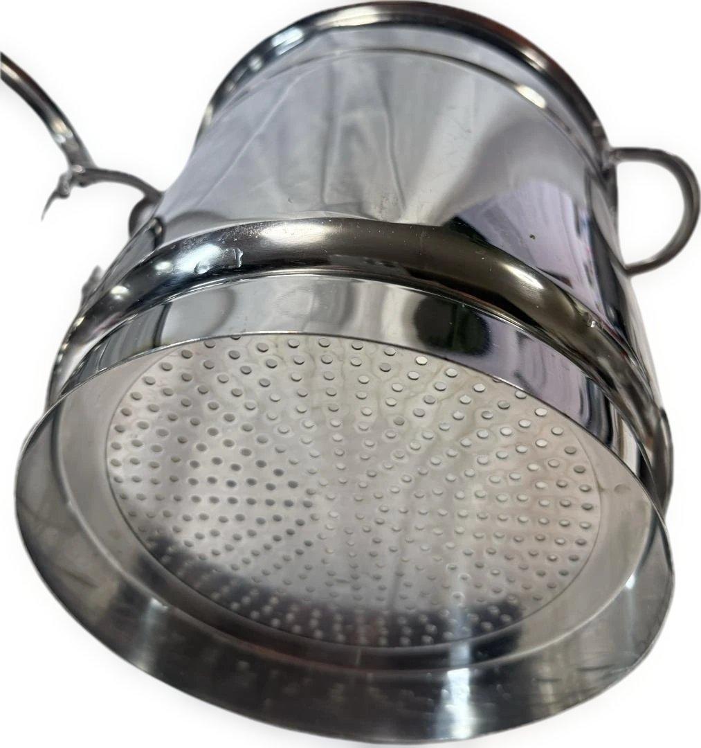 【WMF】ステンレス パスタパン 約20cm 両手鍋 ざる付き ドイツ製 高品質