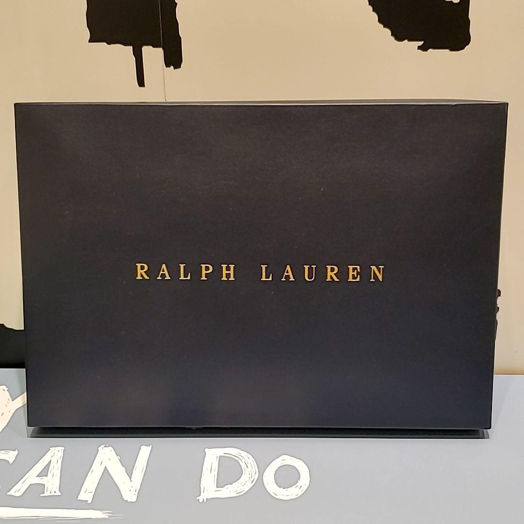 【新品】レア RALPH LAUREN ウールハーフブランケット レッド