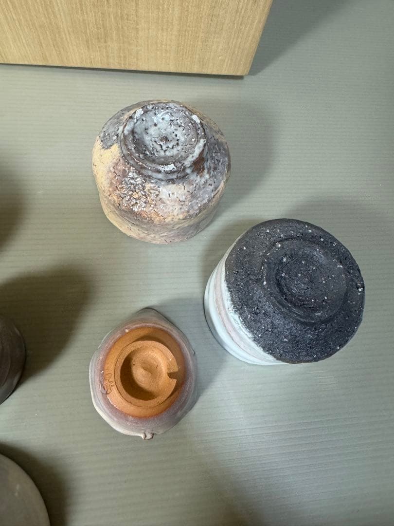 2283 萩焼 大和保男 酒盃 7客 未使用 - メルカリ