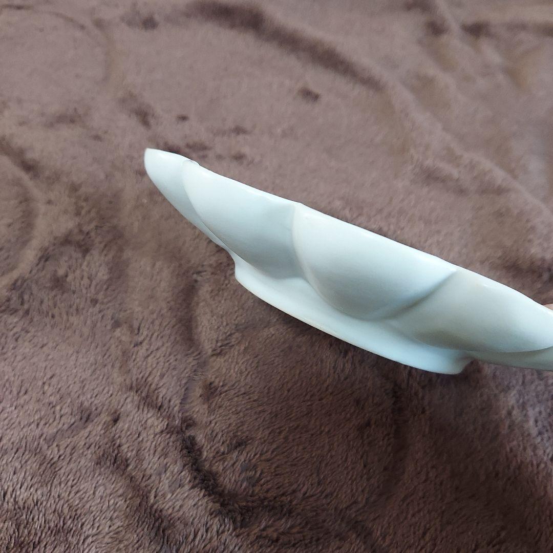 臼杵焼 輪花十二弁浅鉢 白 計８枚 新品３枚 使用済５枚 セット