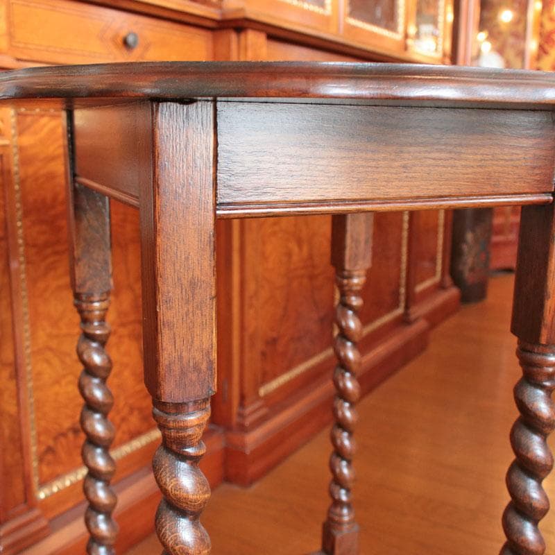 ラウンドサイドテーブル Φ52cm 丸形 花台 ツイストレッグ 627-021