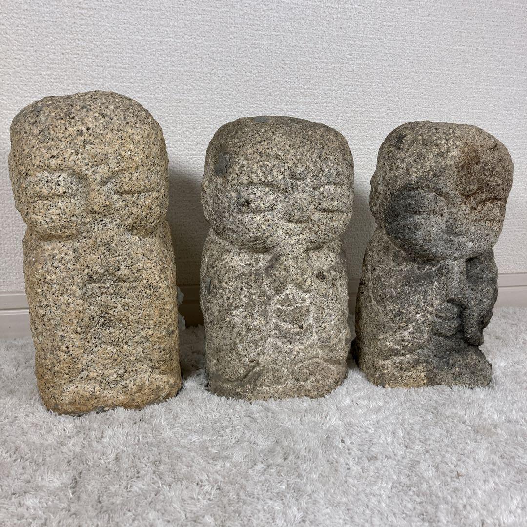 地蔵菩薩像 石像 彫刻 石仏 地蔵 野仏 仏像 Jizo statue - メルカリ