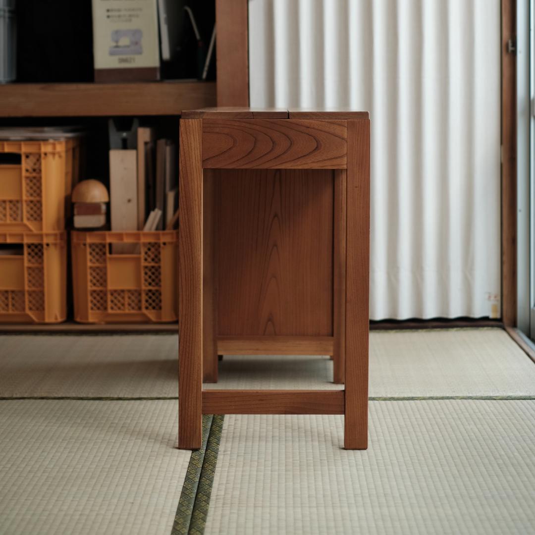 ケヤキ 片袖机 古道具 古家具