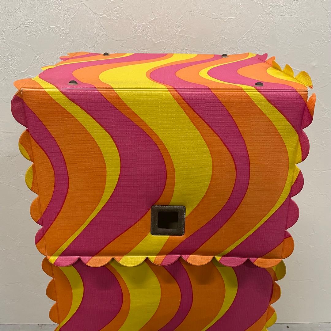 昭和レトロ 3段ボックス 収納ボックス アンティーク ヴィンテージ