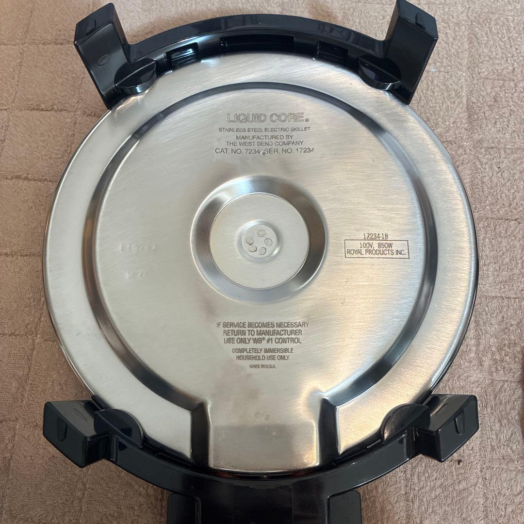 ロイヤルクイーン　電気フライパン　蓋なし　美品