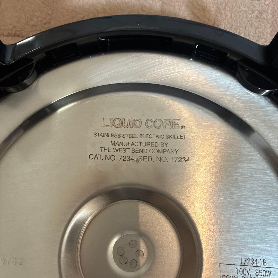 ロイヤルクイーン　電気フライパン　蓋なし　美品