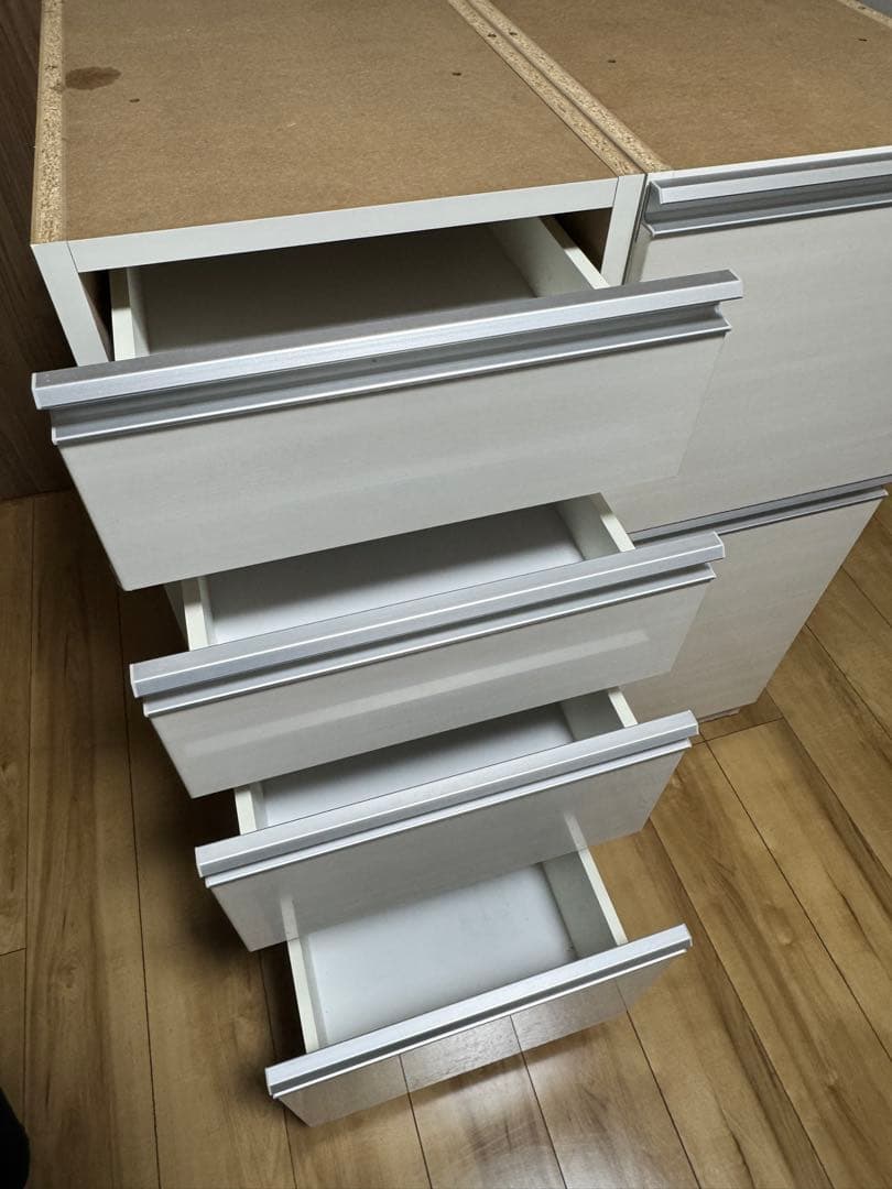 ニトリ キッチンボード 下台 チェルシー 引き出し 40cm幅 - メルカリ